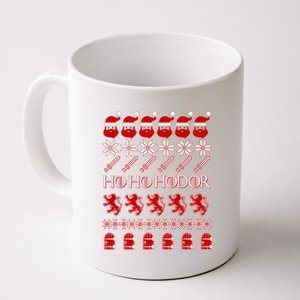 GOTs Ho Ho Hodor Ugly Christmas Sweater Coffee Mug