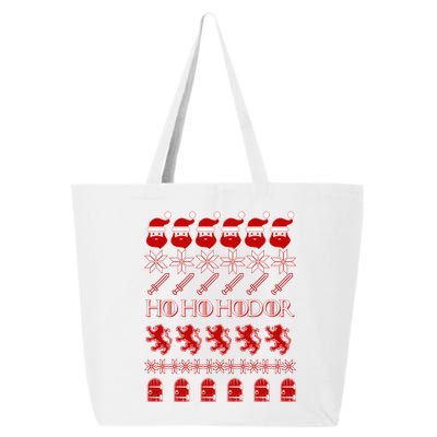 GOTs Ho Ho Hodor Ugly Christmas Sweater 25L Jumbo Tote