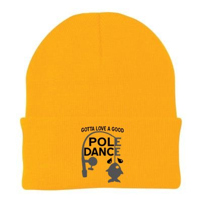 Gotta Love A Good Pole Dance Fishing Knit Cap Winter Beanie