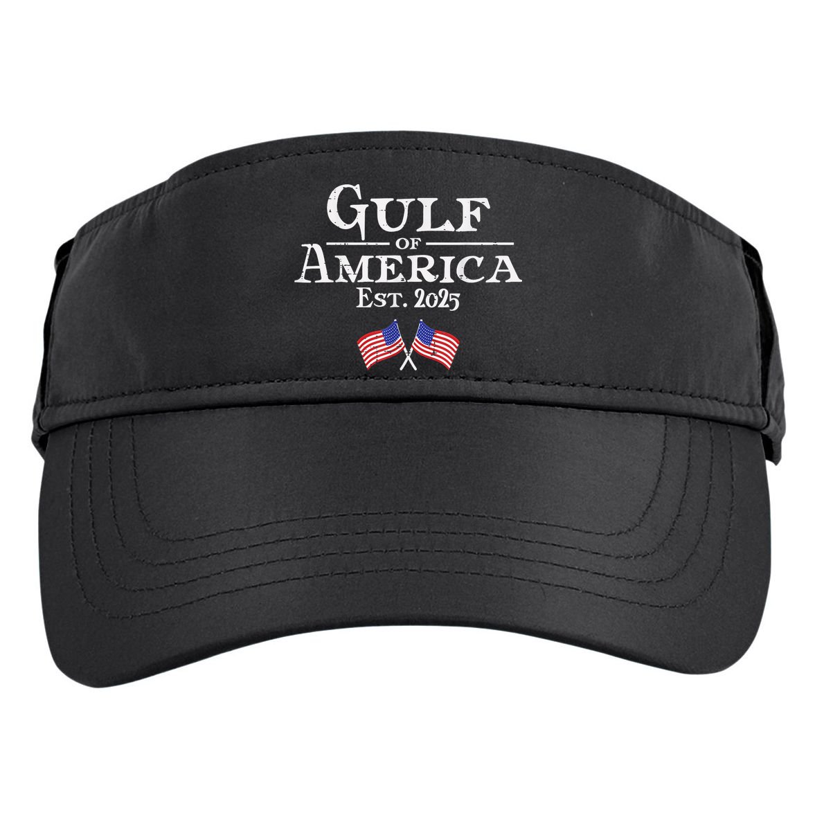 Gulf Of Usa America éT 2025 Flags Adult Drive Performance Visor