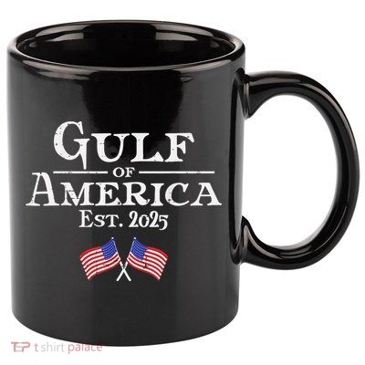 Gulf Of Usa America éT 2025 Flags 11oz C Handle Ceramic Mug