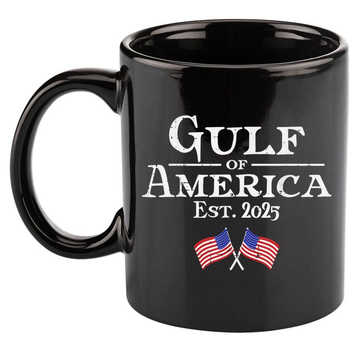 Gulf Of Usa America éT 2025 Flags 11oz C Handle Ceramic Mug