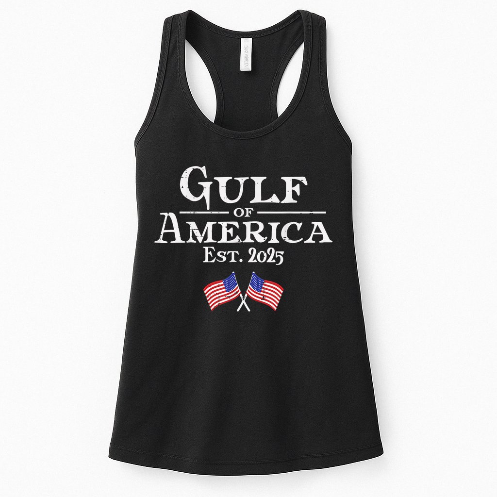 Gulf Of Usa America éT 2025 Flags Womens Tank Top