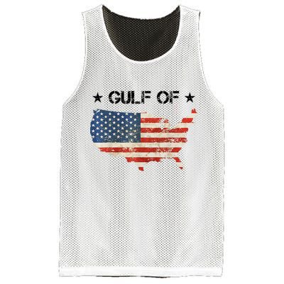 Gulf Of Usa America Vintage Usa Flag Mesh Reversible Basketball Jersey Tank