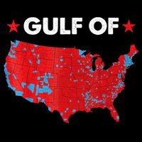 Gulf Of Usa America Red Wave Flag Baby Bodysuit