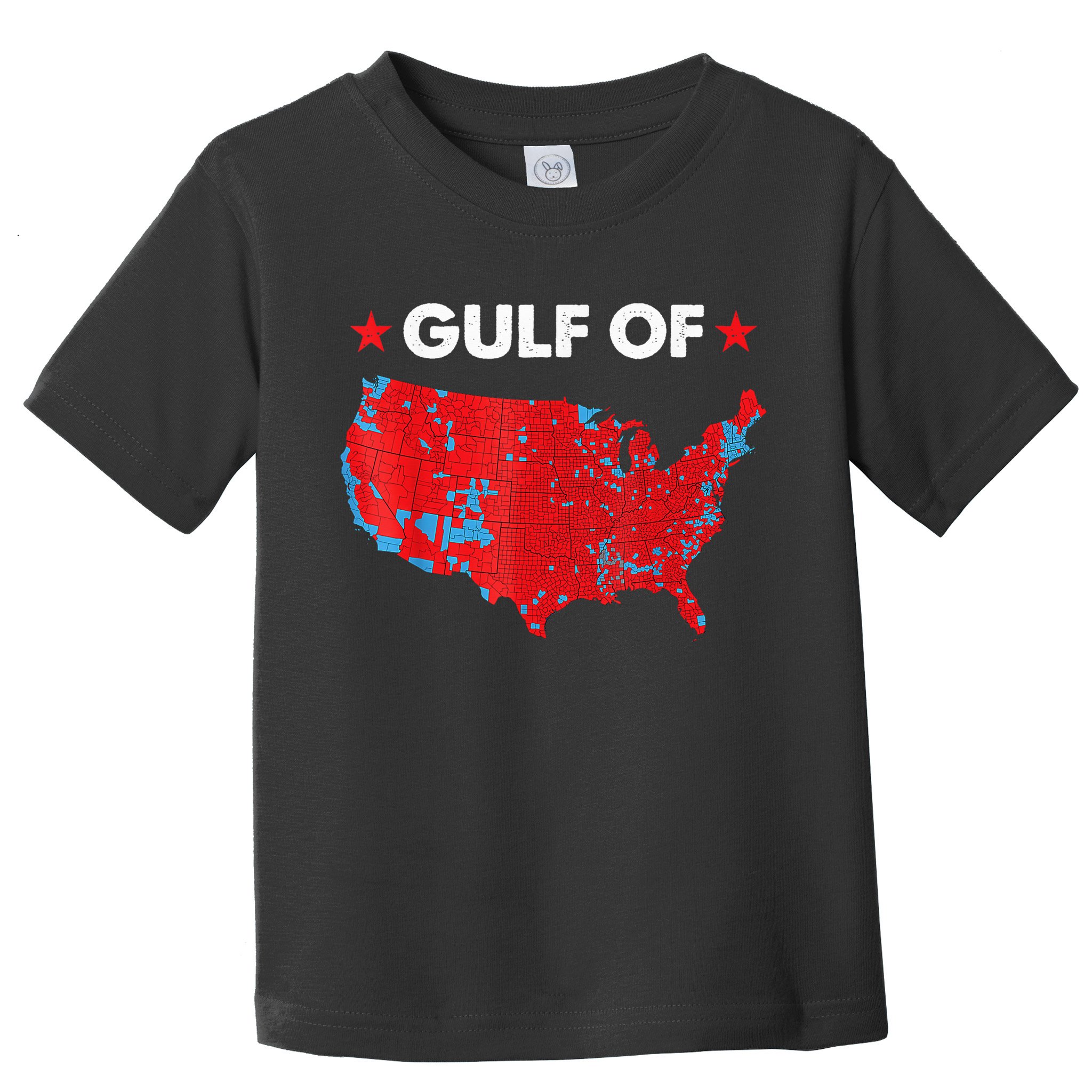 Gulf Of Usa America Red Wave Flag Toddler T-Shirt
