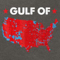 Gulf Of Usa America Red Wave Flag Cotton Canvas Backpack