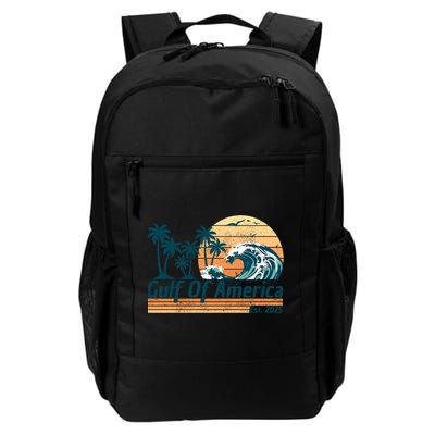 Gulf Of US America Est 2025 Retro Vintage Beach Backpack