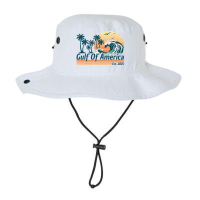 Gulf Of US America Est 2025 Retro Vintage Beach Bucket Hat