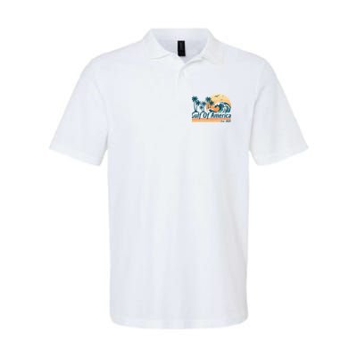 Gulf Of US America Est 2025 Retro Vintage Beach Polo