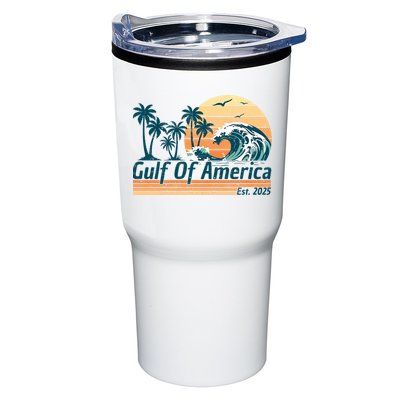 Gulf Of US America Est 2025 Retro Vintage Beach Tumbler