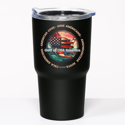 Gulf Of US America Est 2025 Retro Vintage Tumbler