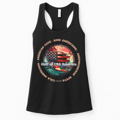Gulf Of US America Est 2025 Retro Vintage Womens Tank Top