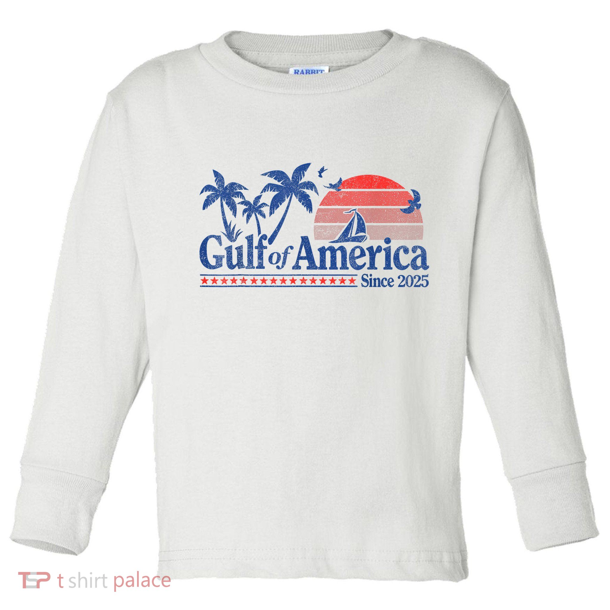 Gulf Of Us America Vintage 1970s Toddler Long Sleeve Shirt