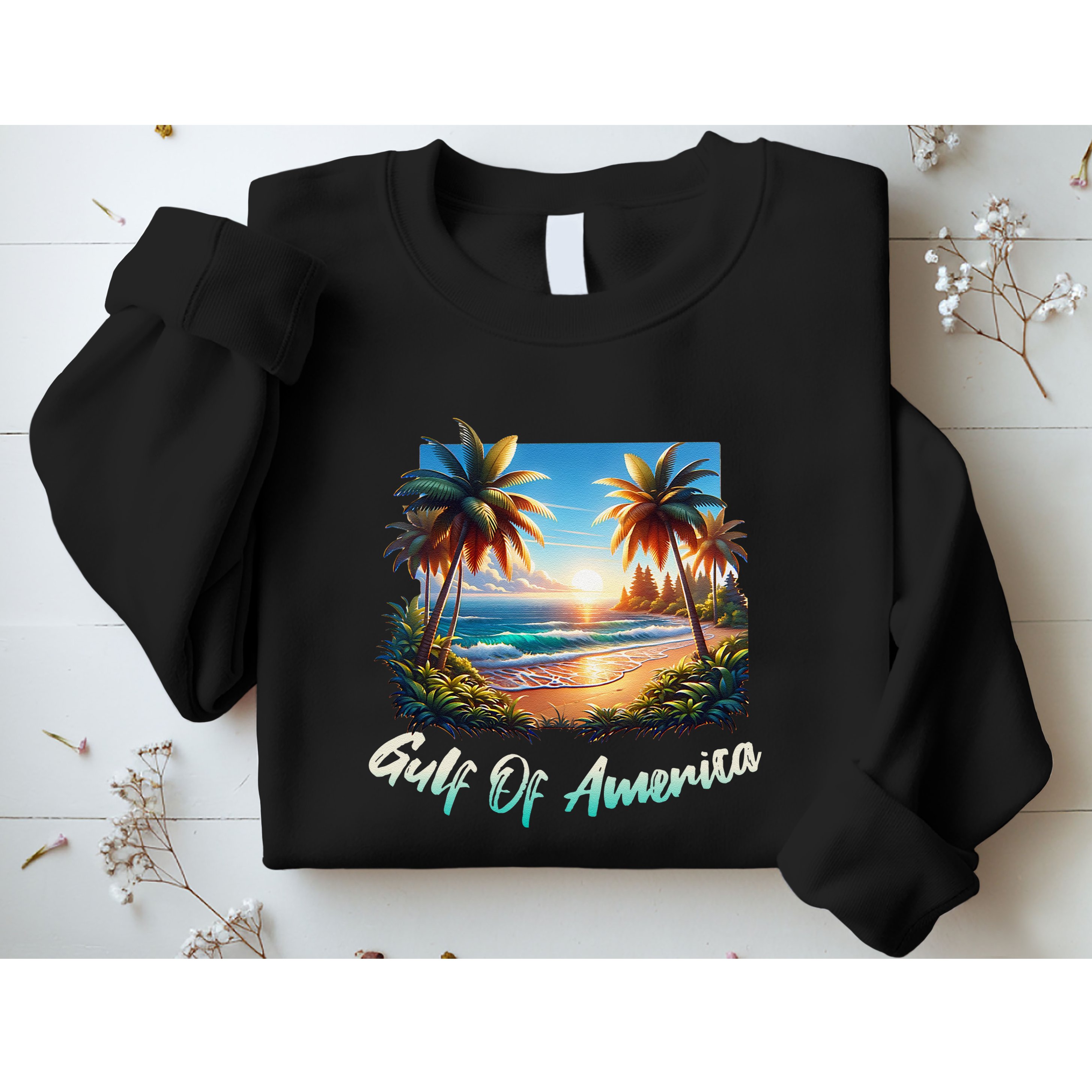 Gulf Of Usa America Beach Ocean Vibes AmericaS Gulf Sweatshirt