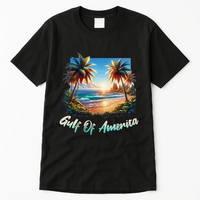 Gulf Of Usa America Beach Ocean Vibes AmericaS Gulf Tall T-Shirt