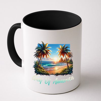 Gulf Of Usa America Beach Ocean Vibes AmericaS Gulf Mug