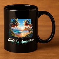 Gulf Of Usa America Beach Ocean Vibes AmericaS Gulf 11oz C Handle Ceramic Mug