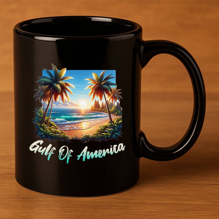 Gulf Of Usa America Beach Ocean Vibes AmericaS Gulf 11oz C Handle Ceramic Mug