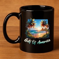 Gulf Of Usa America Beach Ocean Vibes AmericaS Gulf 11oz C Handle Ceramic Mug
