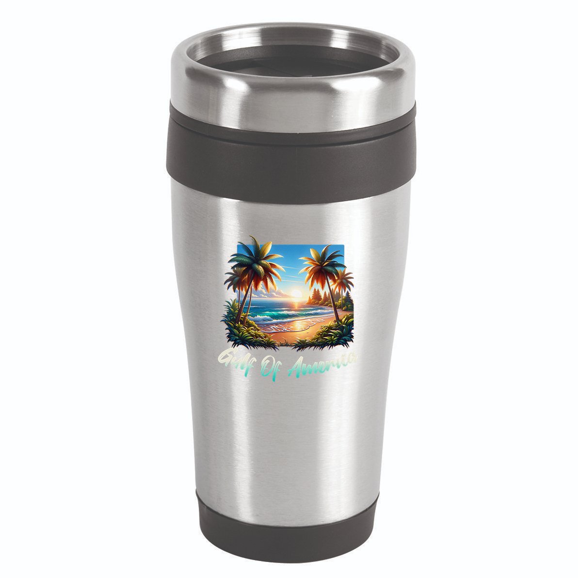 Gulf Of Usa America Beach Ocean Vibes AmericaS Gulf 16oz Travel Tumbler