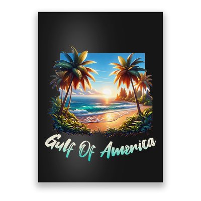 Gulf Of Usa America Beach Ocean Vibes AmericaS Gulf Poster