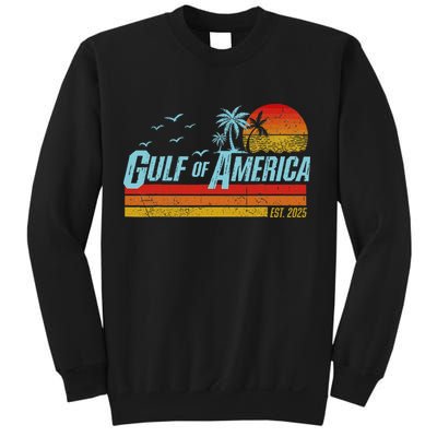 Gulf Of USA America Est 2025 Retro Vintage Beach Sweatshirt