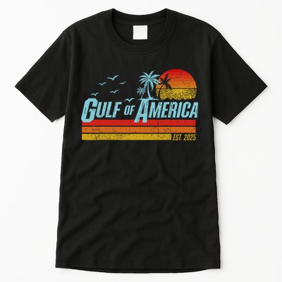 Gulf Of USA America Est 2025 Retro Vintage Beach Tall T-Shirt
