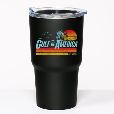 Gulf Of USA America Est 2025 Retro Vintage Beach Tumbler