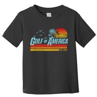 Gulf Of USA America Est 2025 Retro Vintage Beach Toddler T-Shirt