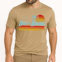 Gulf Of USA America Est 2025 Retro Vintage Beach Cooling Performance Crew T-Shirt