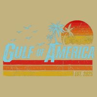 Gulf Of USA America Est 2025 Retro Vintage Beach Cooling Performance Crew T-Shirt