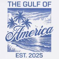 Gulf Of Usa America Est 2025 American Flag Gulf Mexico Sweatshirt