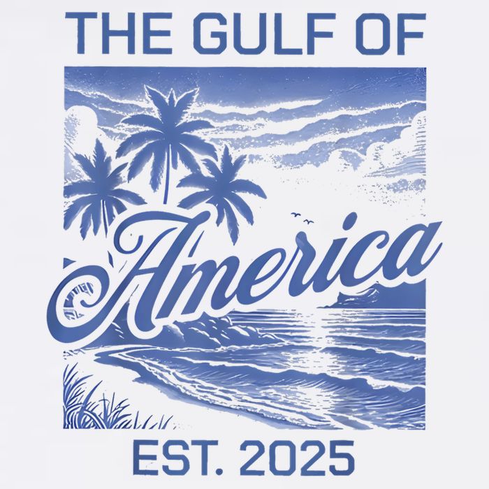 Gulf Of Usa America Est 2025 American Flag Gulf Mexico Sweatshirt