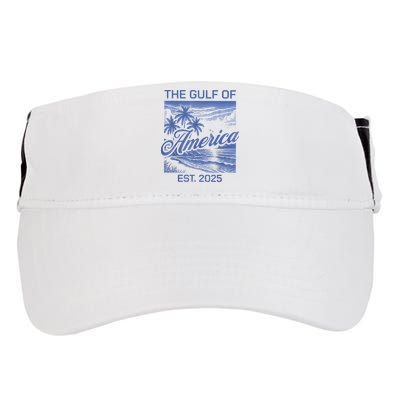Gulf Of Usa America Est 2025 American Flag Gulf Mexico Adult Drive Performance Visor