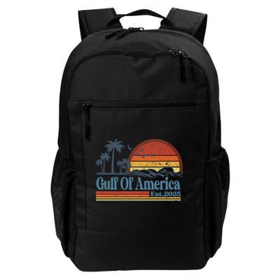 Gulf Of Us America Est 2025 Retro Vintage Beach Backpack
