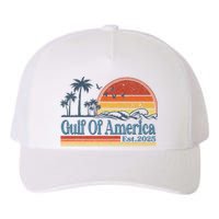 Gulf Of Us America Est 2025 Retro Vintage Beach Yupoong Adult 5-Panel Trucker Hat