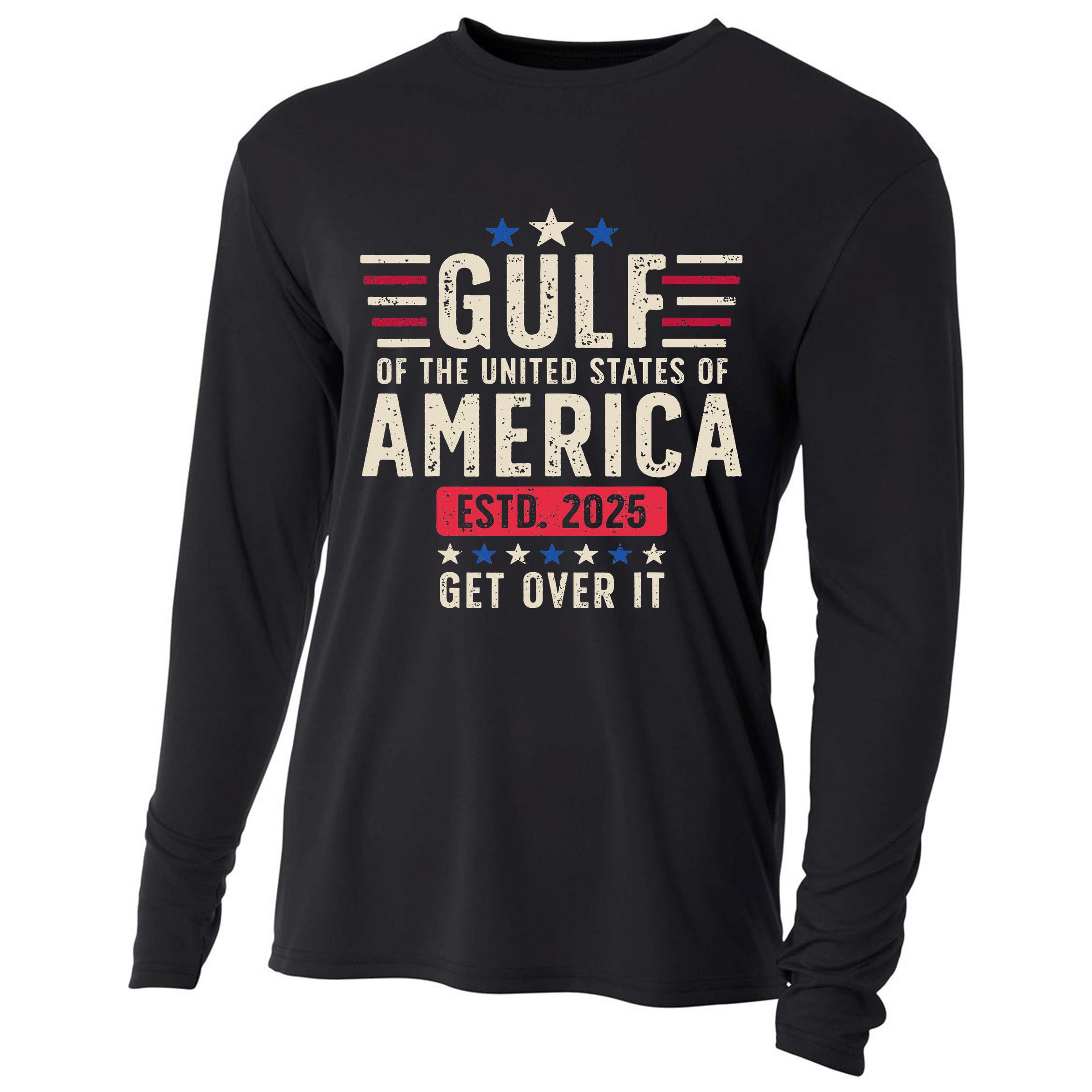 Gulf Of Us America 2025 Patriotic Cooling Performance Long Sleeve Crew