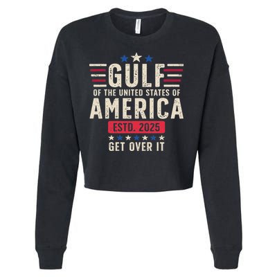 Gulf Of Us America 2025 Patriotic Cropped Pullover Crew