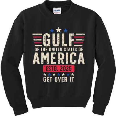 Gulf Of Us America 2025 Patriotic Kids Sweatshirt