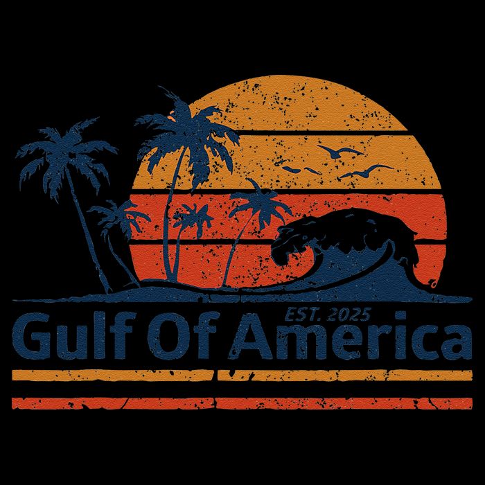 Gulf Of Usa America Est 2025 Retro Vintage Beach Visor