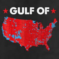 Gulf Of Usa America Usa Flag 7 Panel Mesh Trucker Snapback Hat