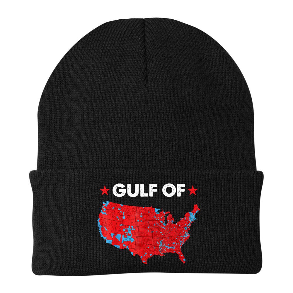 Gulf Of Usa America Usa Flag Beanie