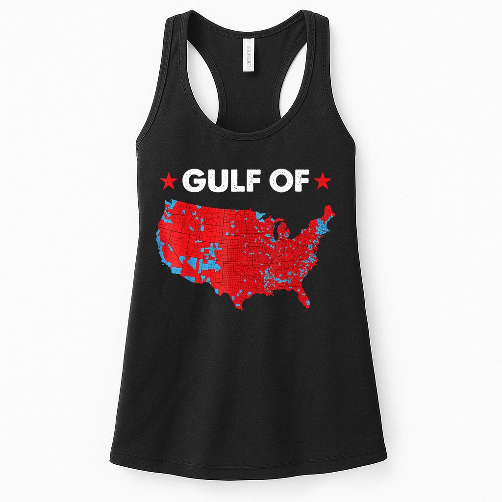 Gulf Of Usa America Usa Flag Womens Tank Top