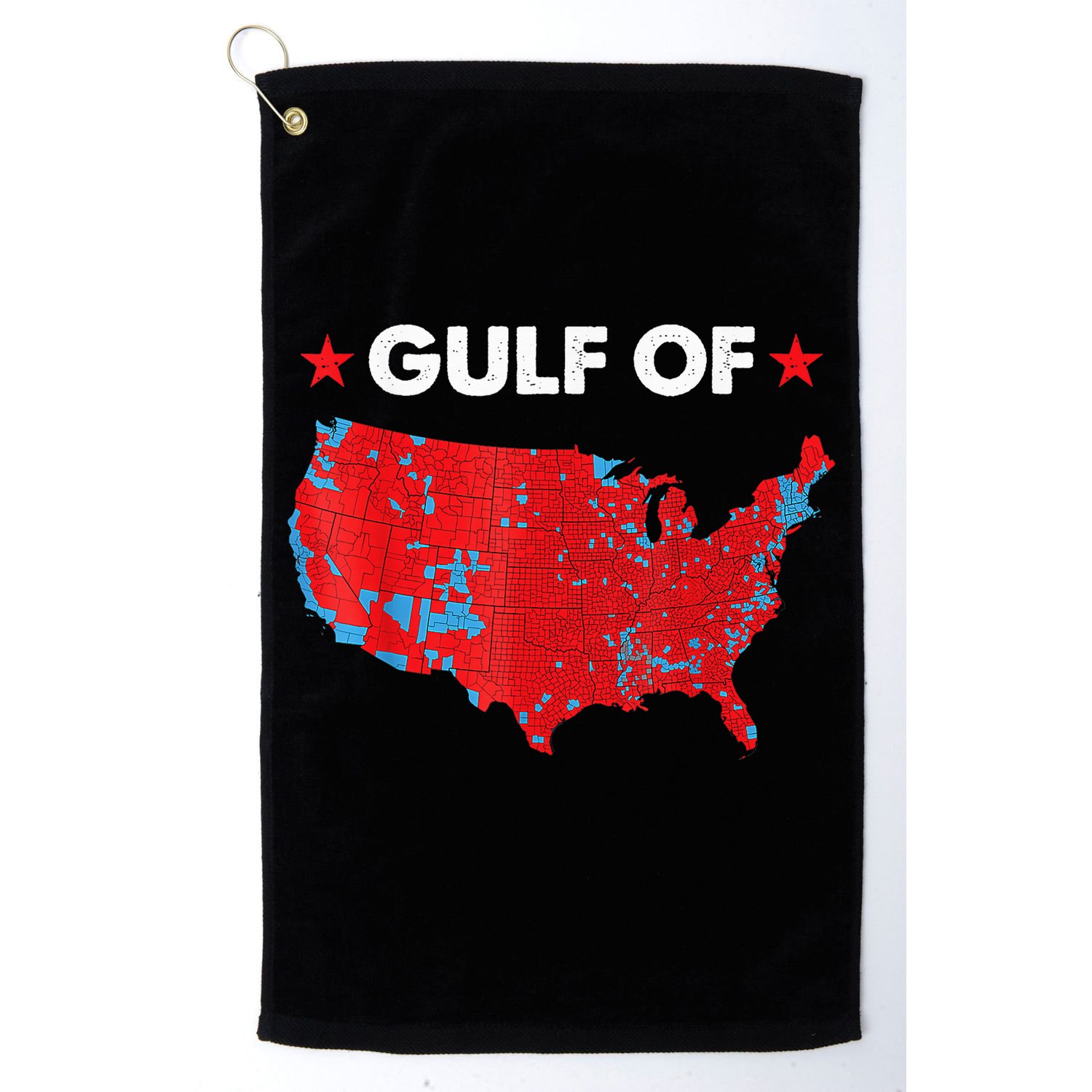 Gulf Of Usa America Usa Flag Golf Towel