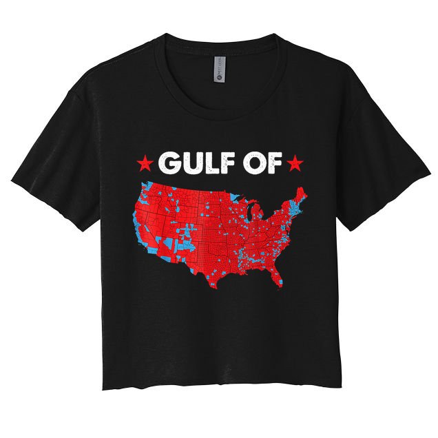 Gulf Of Usa America Usa Flag Crop Top