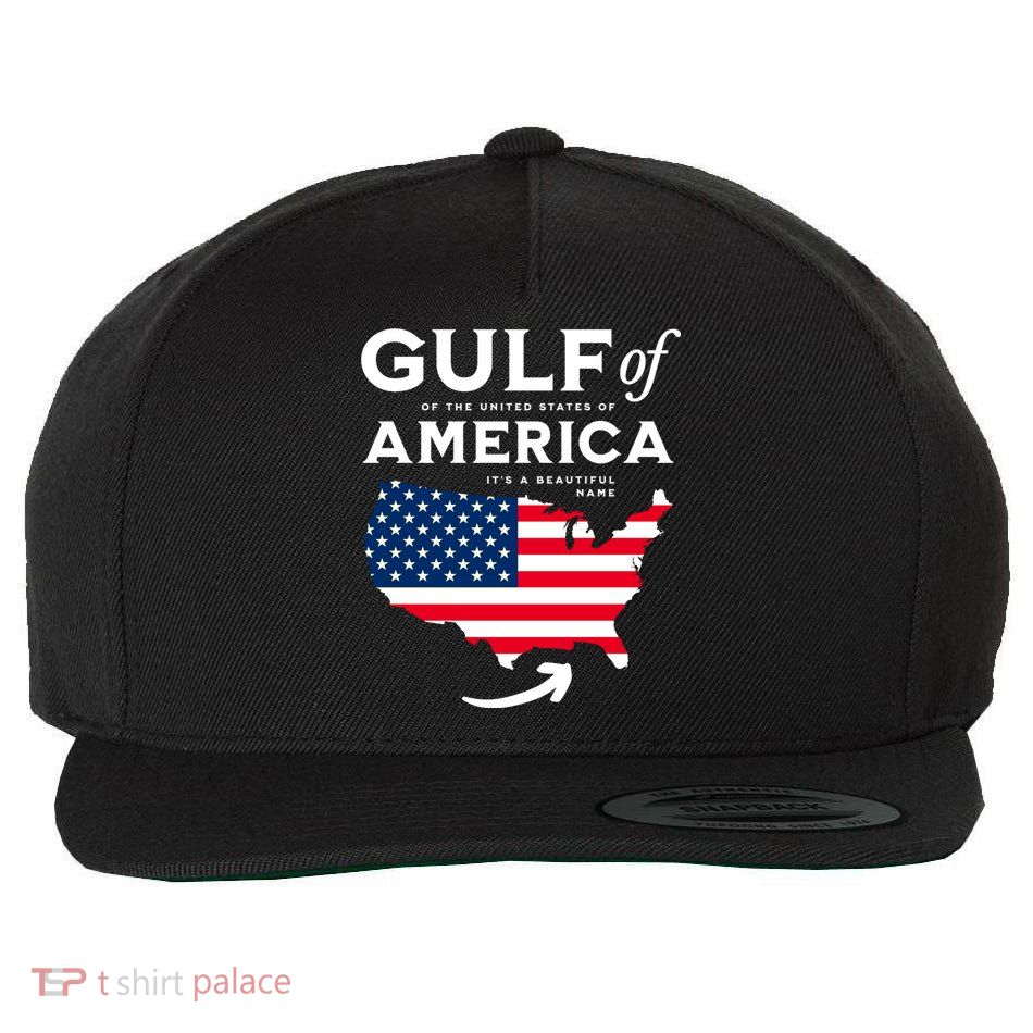 Gulf Of Us America American Flag Wool Snapback Cap