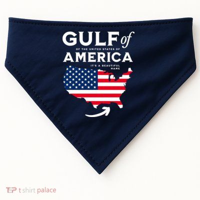 Gulf Of Us America American Flag USA-Made Doggie Bandana