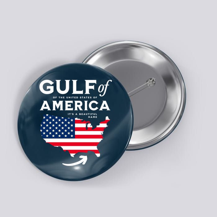 Gulf Of Us America American Flag Button