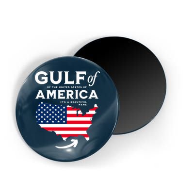 Gulf Of Us America American Flag Magnet